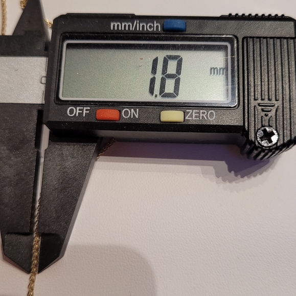 14k Yellow Gold (stamped 585) Chain 22" - Picture 4 of 4